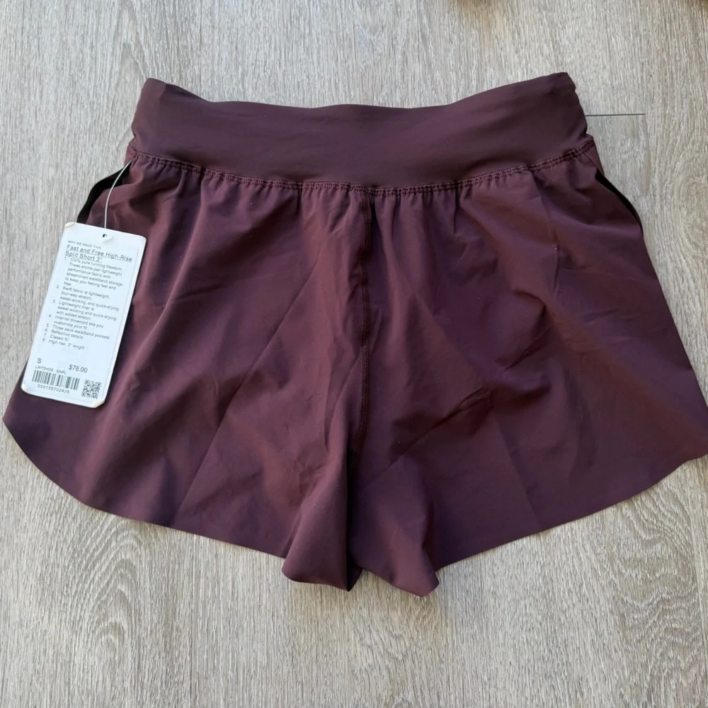 Lululemon Fast and Free High-Rise Classic-Fit Split Short 3